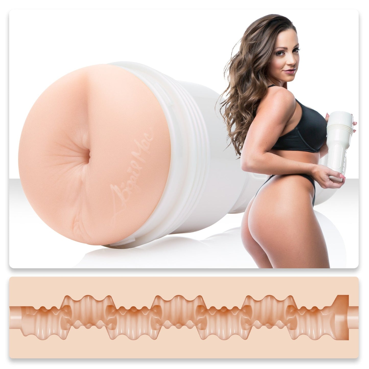 Fleshlight Girl Abigail Mac Stroker Butt Delish With Case
