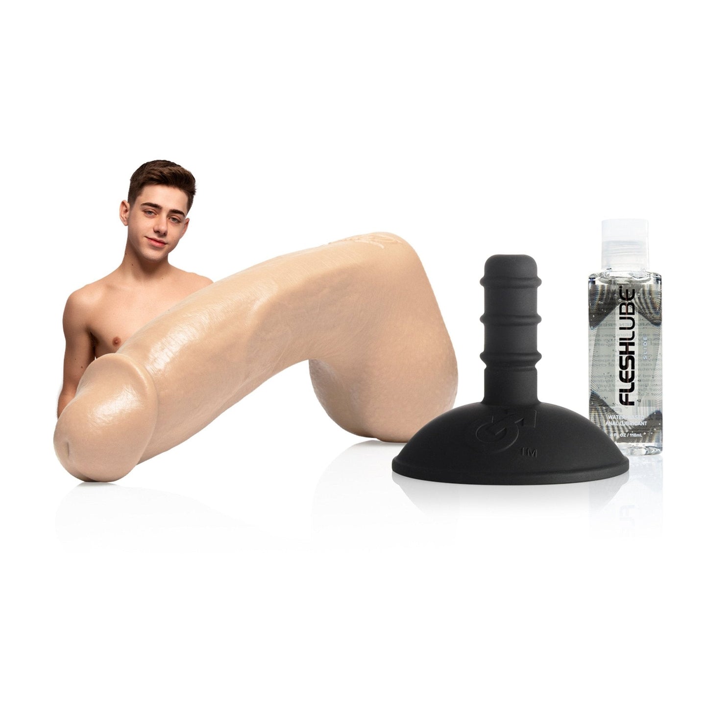 Pack de consoladores Joey Mills con tobogán Fleshlube