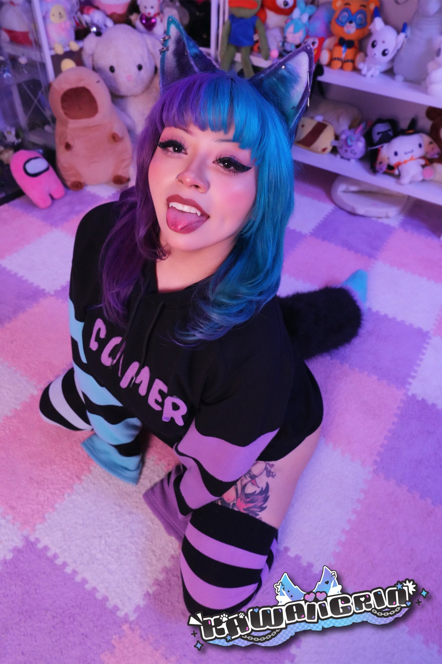 KawaiiGrin Fansly Fleshlight: Fox Girl Face Fuck with Fangs!