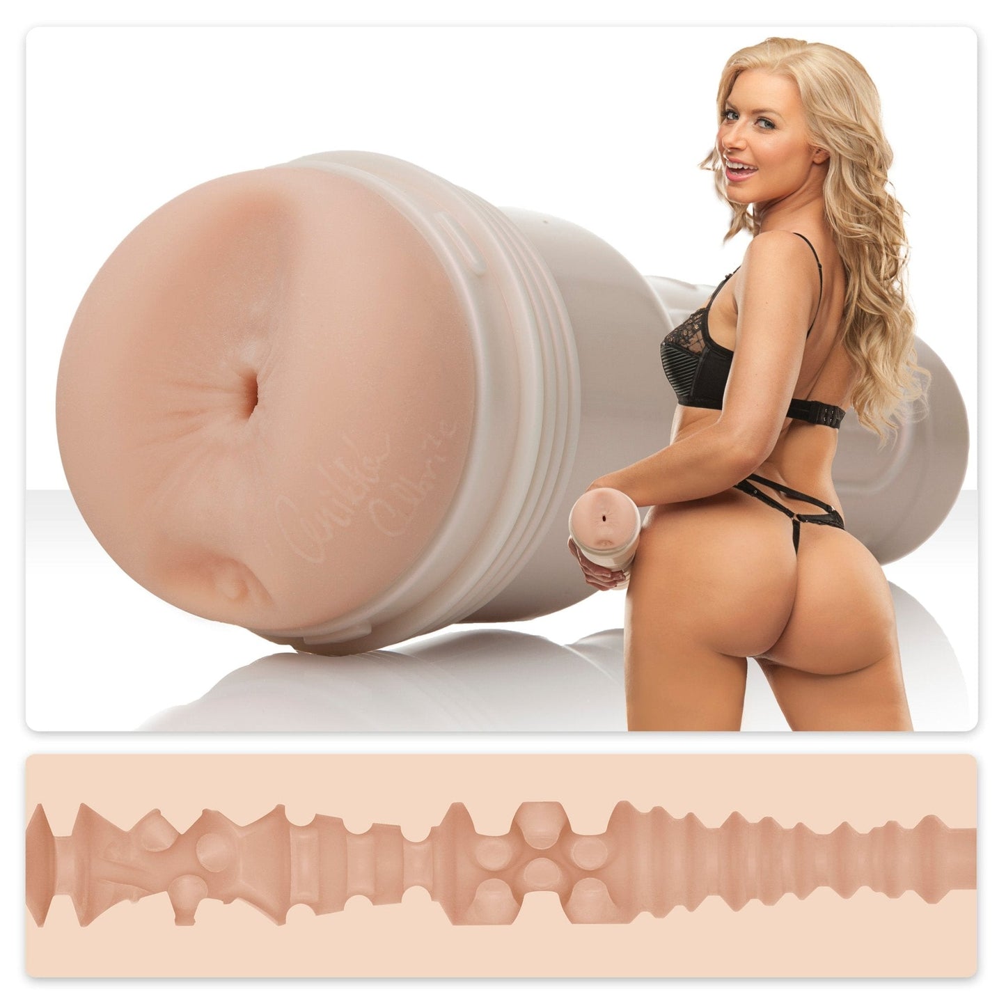 Fleshlight Girl Anikka Albrite Stroker Siren (Butt) With case