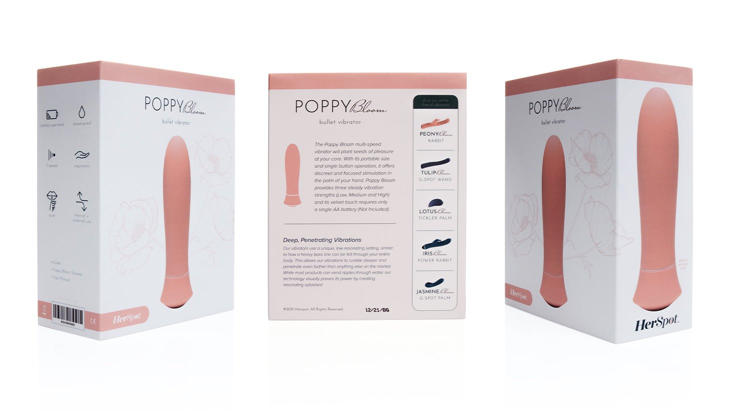 Poppy Bloom Bullet Vibrator - Fleshlight