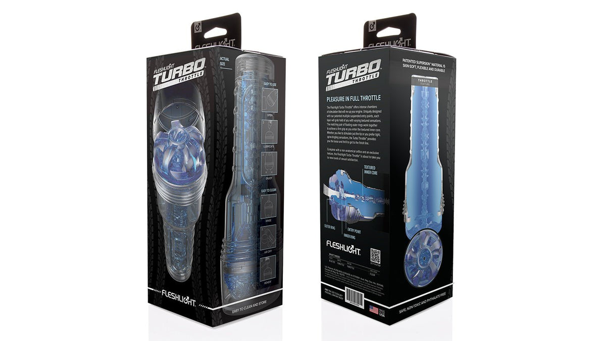 Masturbators Turbo Throttle (Blue Ice)